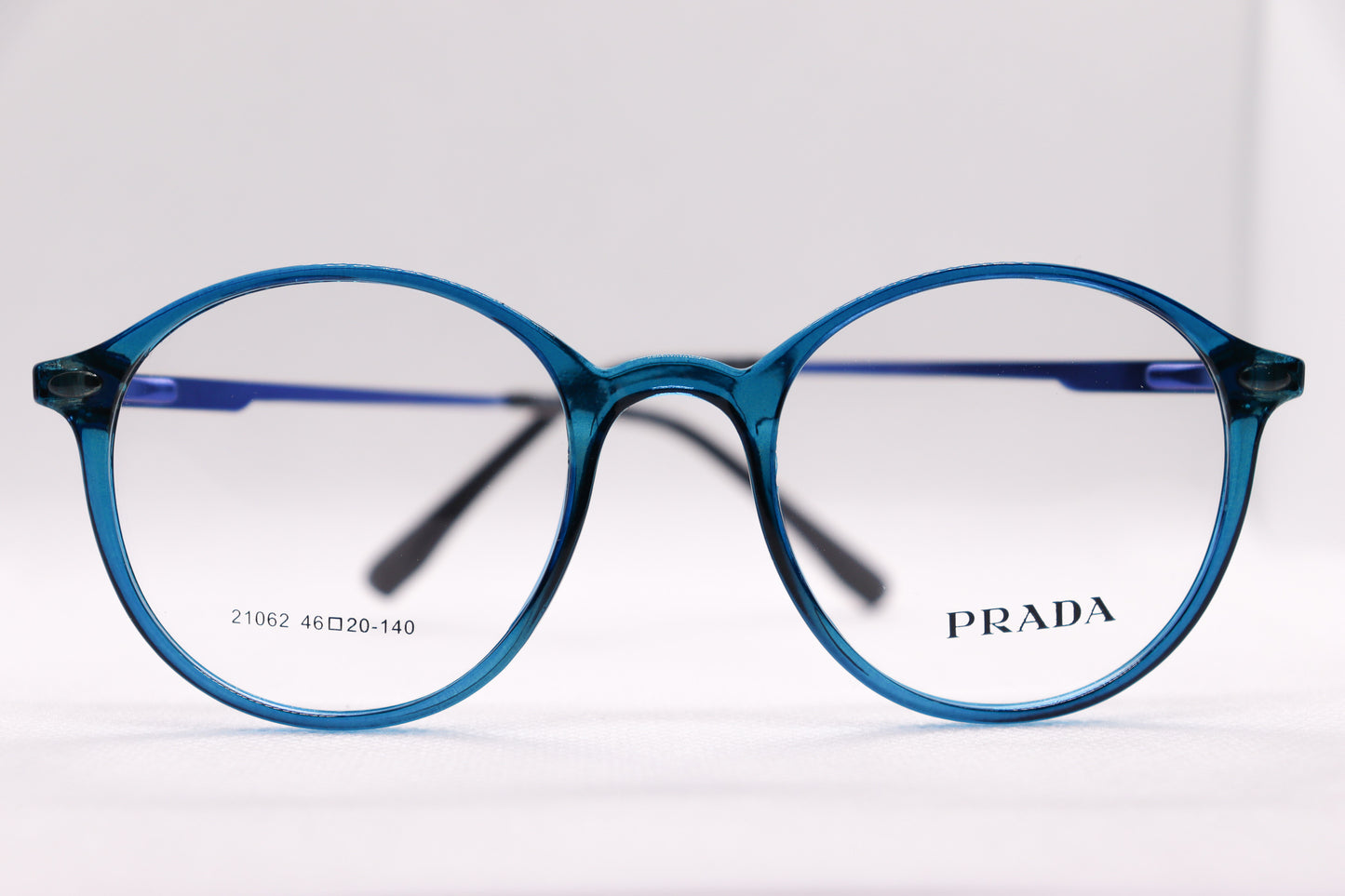Blue Round BlueCut Eyeglasses - 2842 image 3