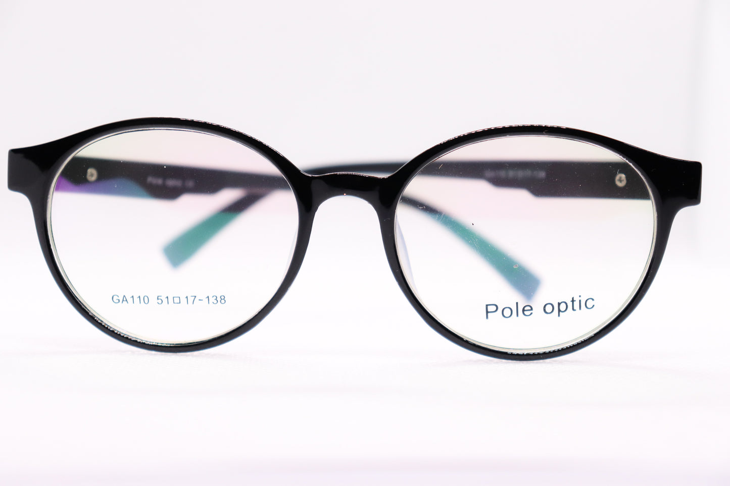 Round Black Eyeglasses - 6732 image 3