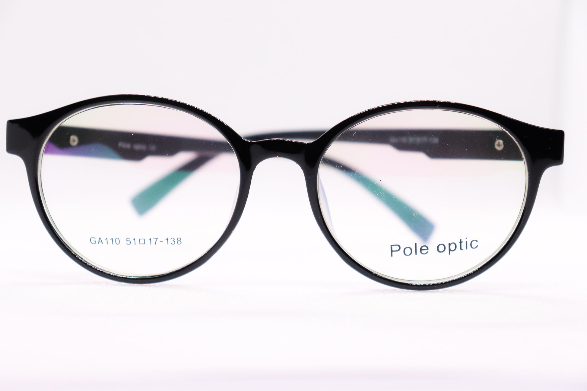 Round Black Eyeglasses - 6732 image 3
