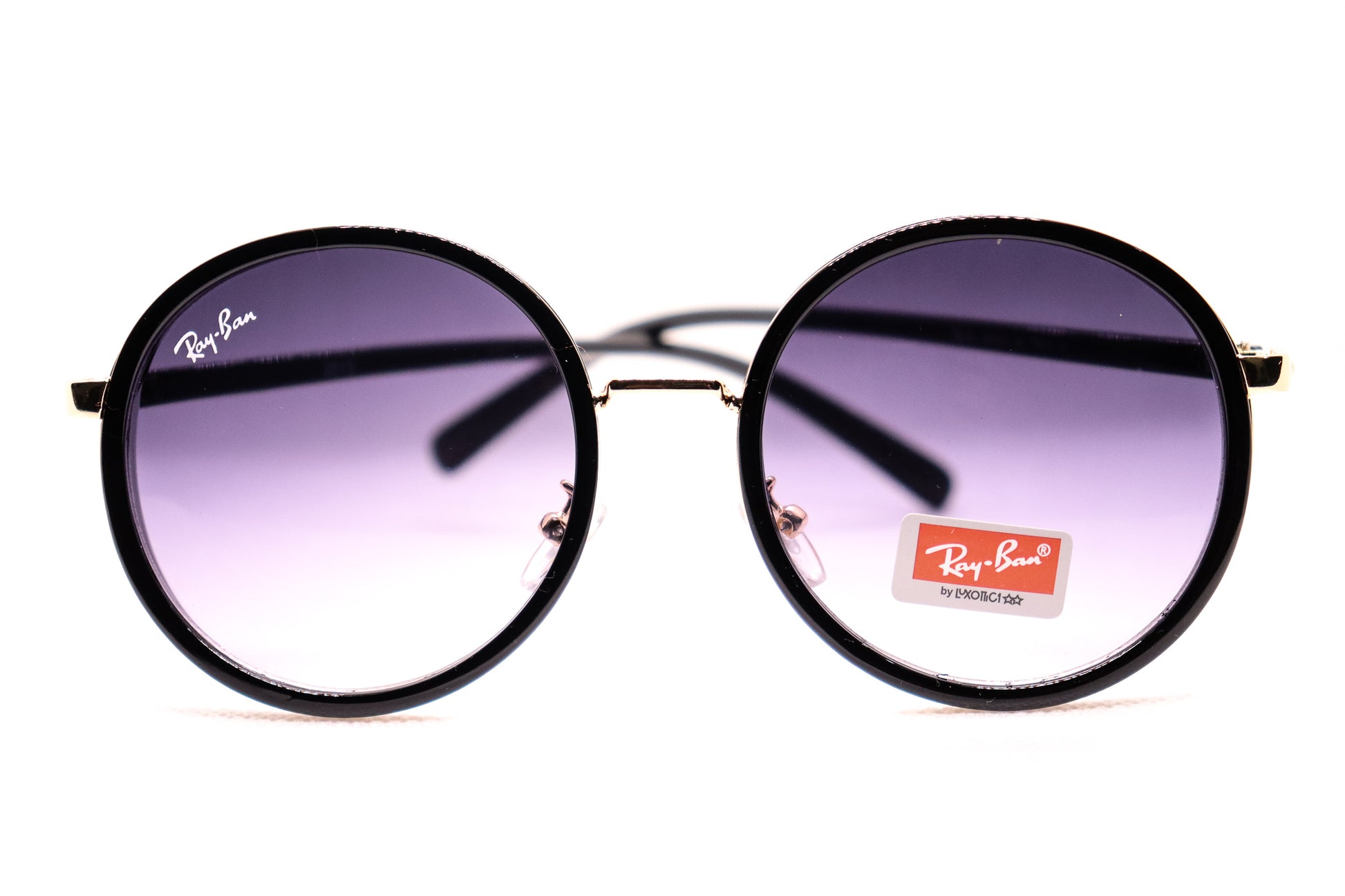 RB Round Black sunglasses - 2468 image 5