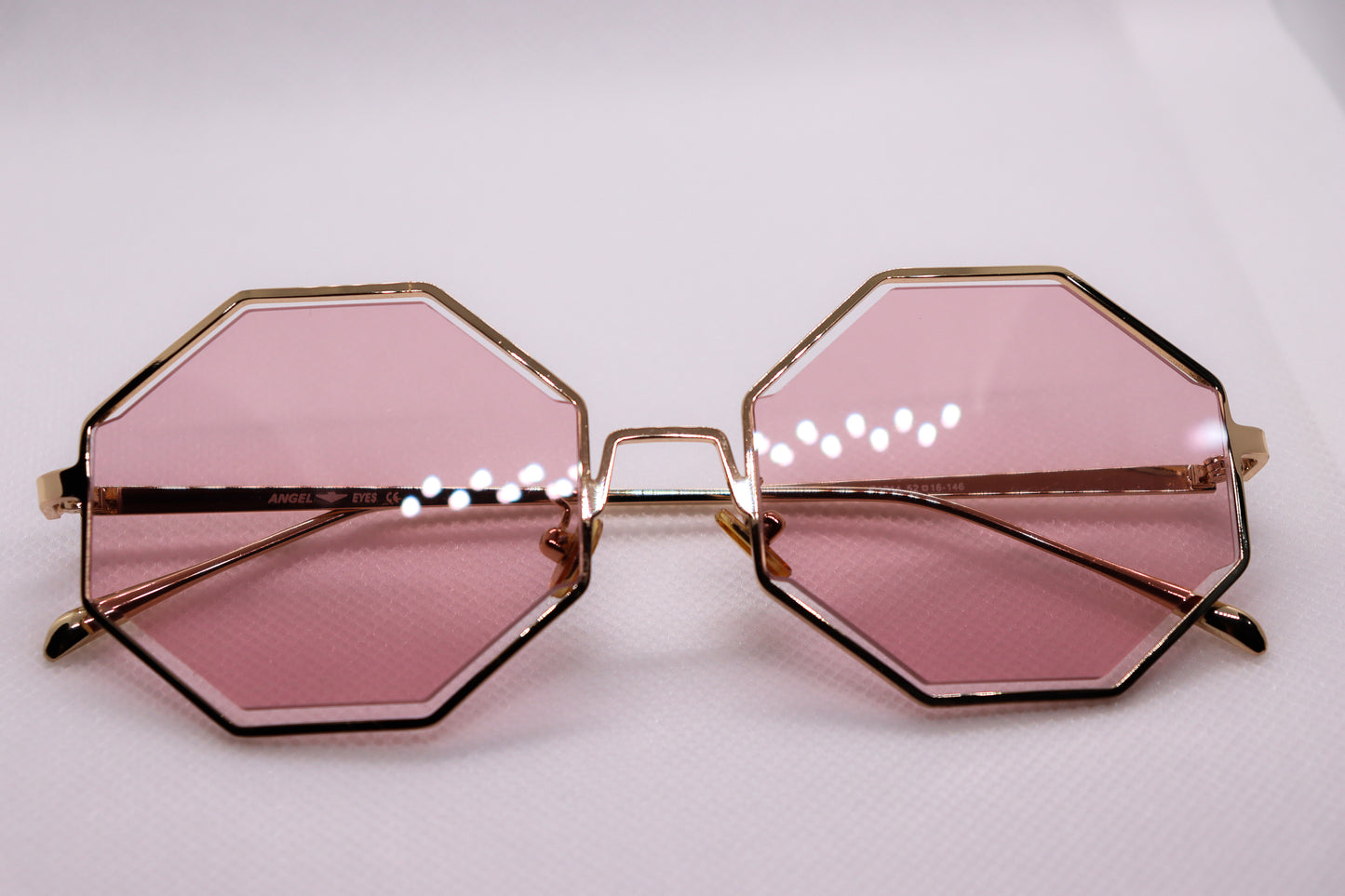 Angel Eyes Pink Sunglasses - 6820 image 5
