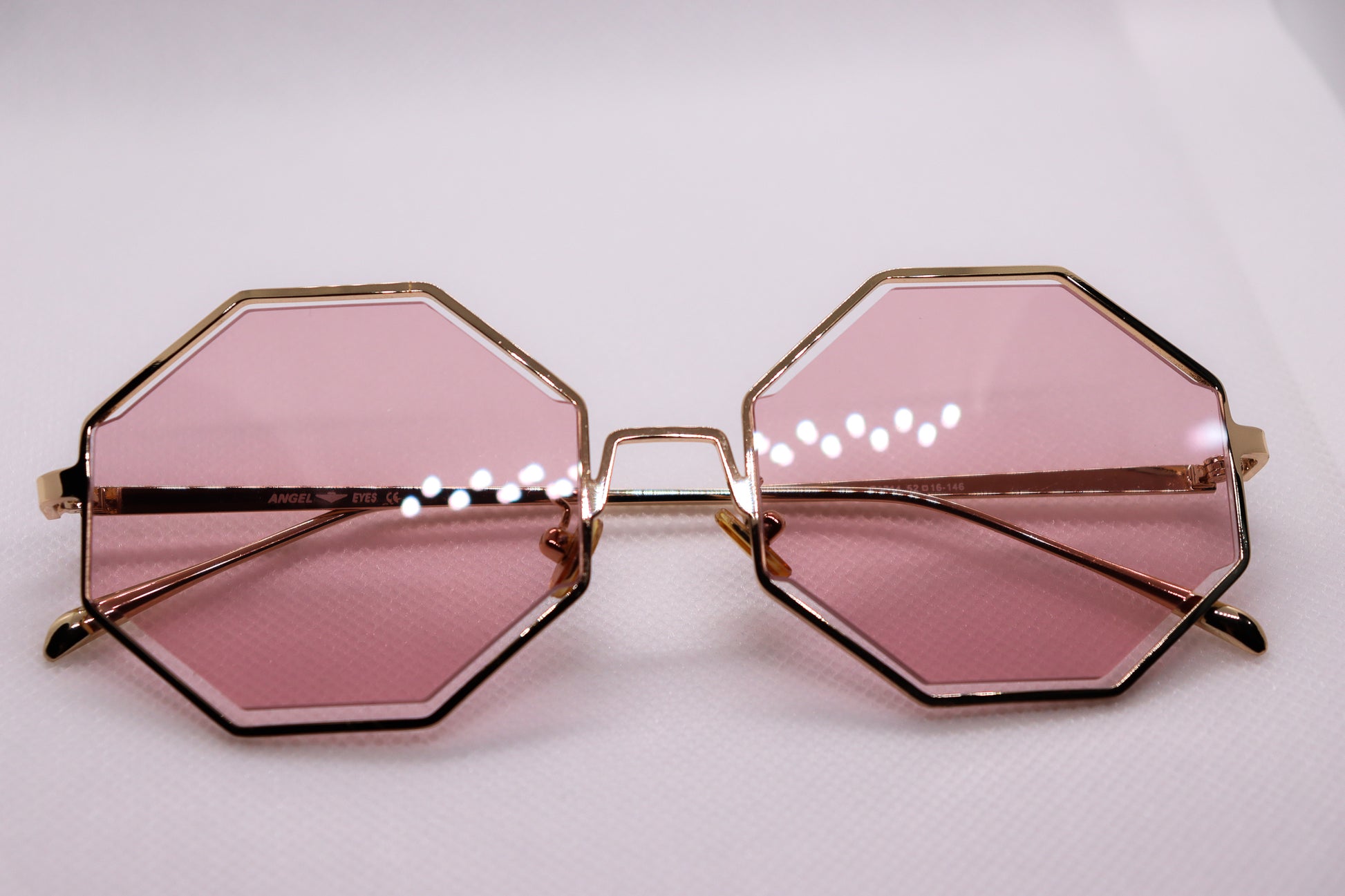 Angel Eyes Pink Sunglasses - 6820 image 5