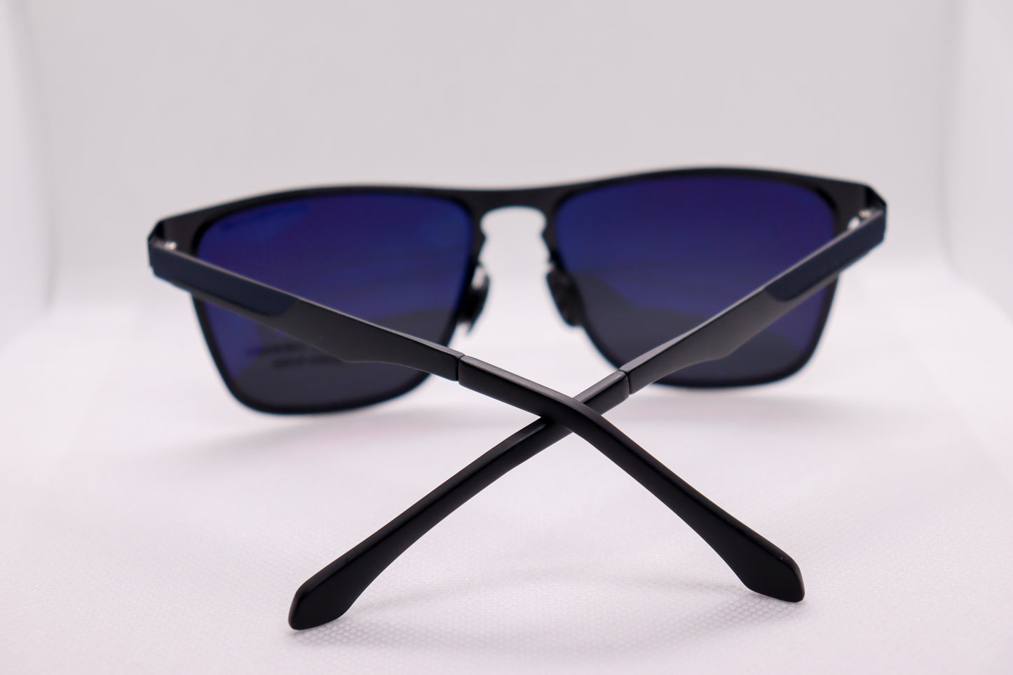Matte Black Sunglasses - 3675 image 7