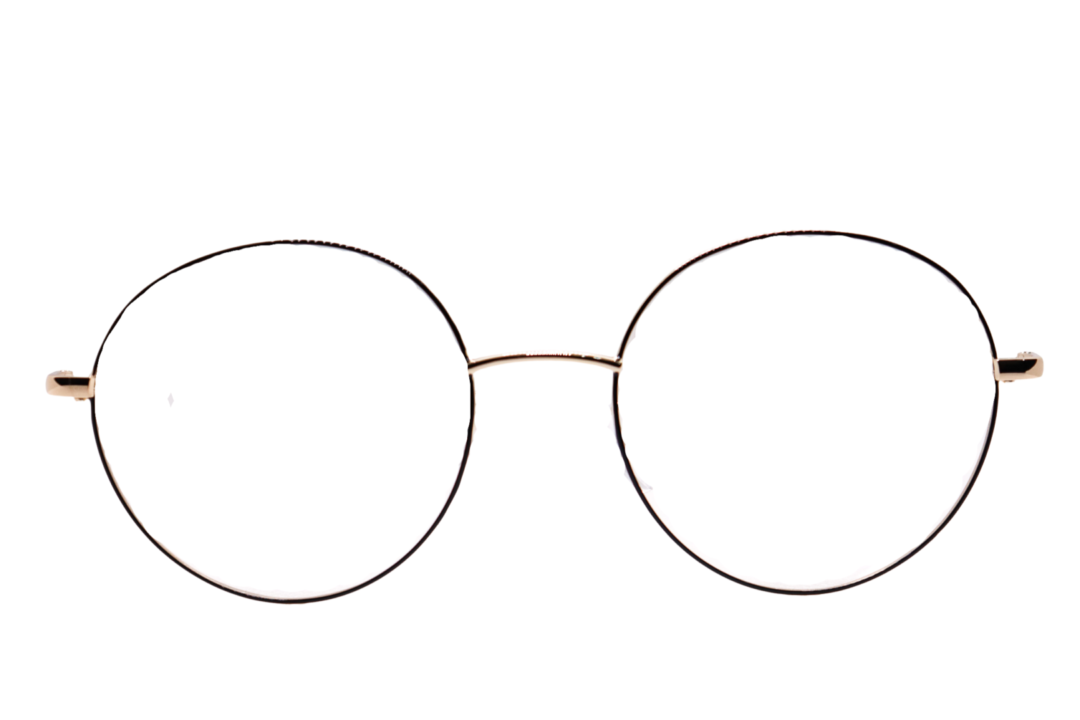 Metallic Round BlueCut Eyeglasses-1874