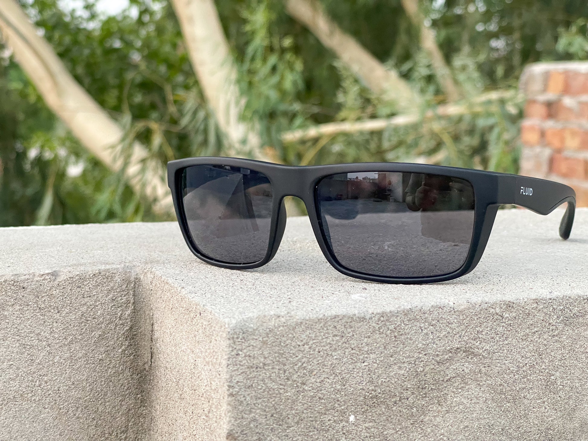 Matt Black Sunglasses Lightweight - 8246
