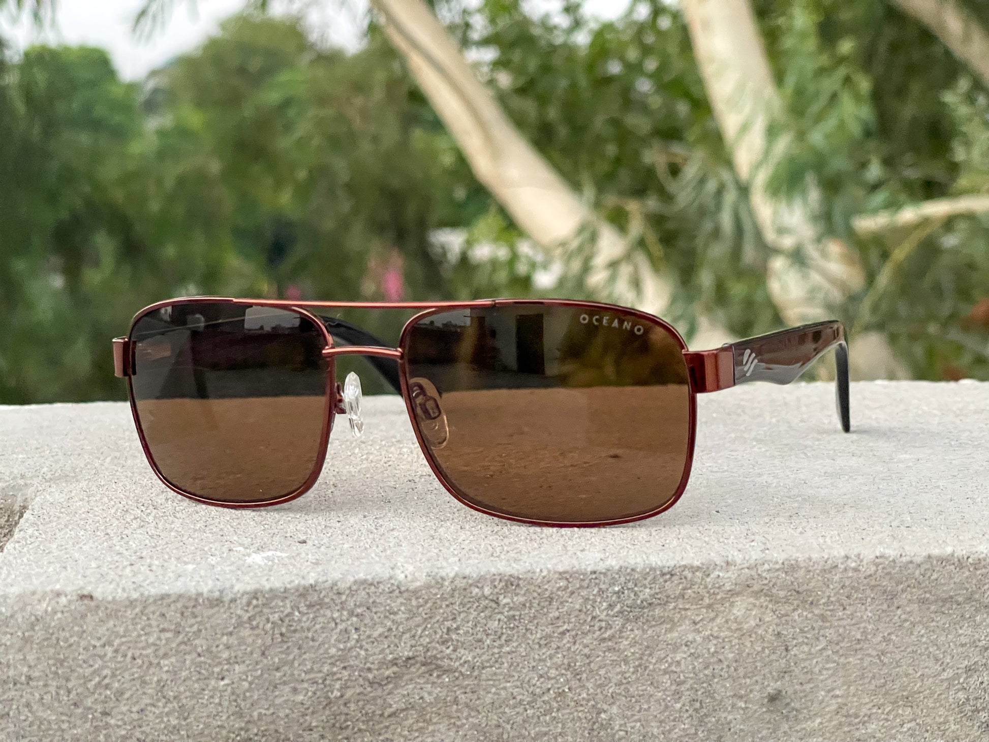 Double Bridge Bronze Aviator - OC023