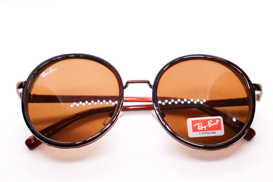 RB Round Brown Sunglasses - 2468