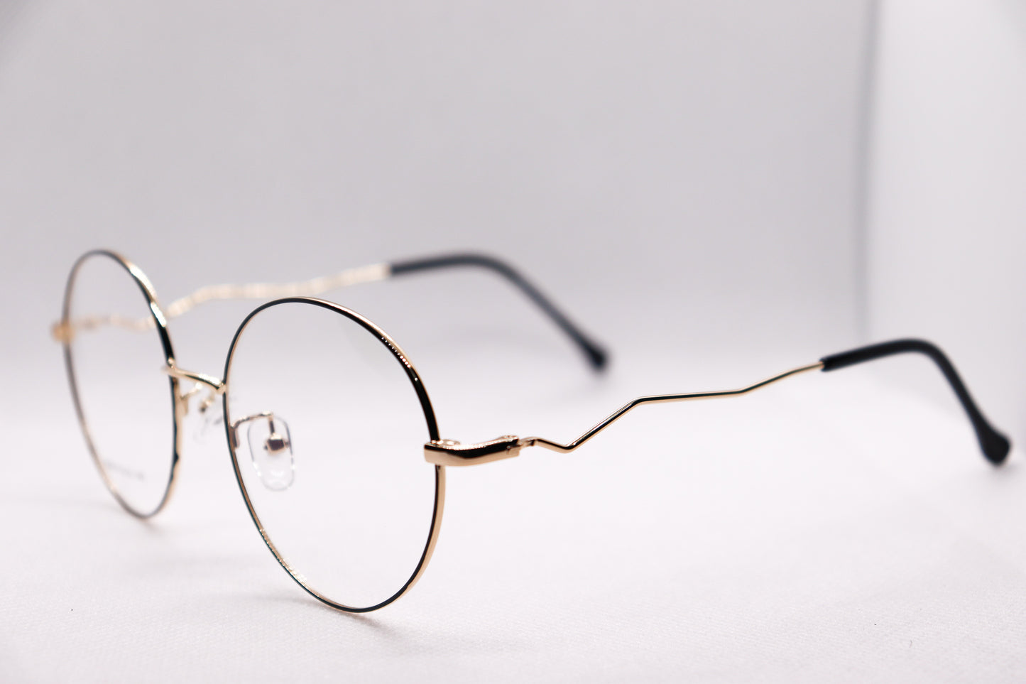 Metallic Round BlueCut Eyeglasses-1874