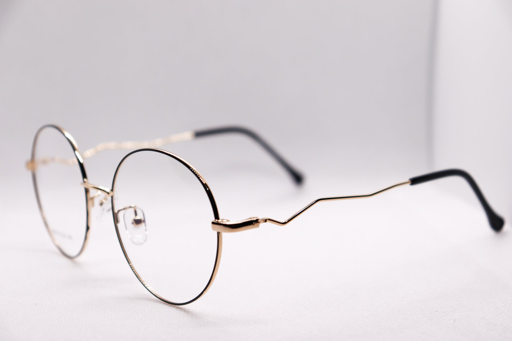 Metallic Round BlueCut Eyeglasses-1874