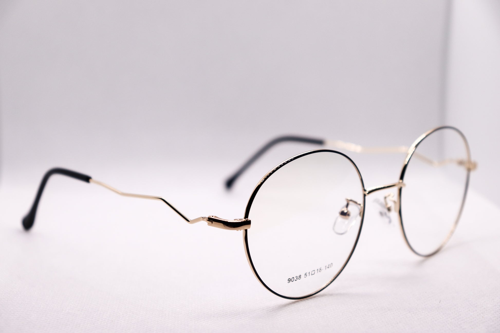 Metallic Round BlueCut Eyeglasses-1874