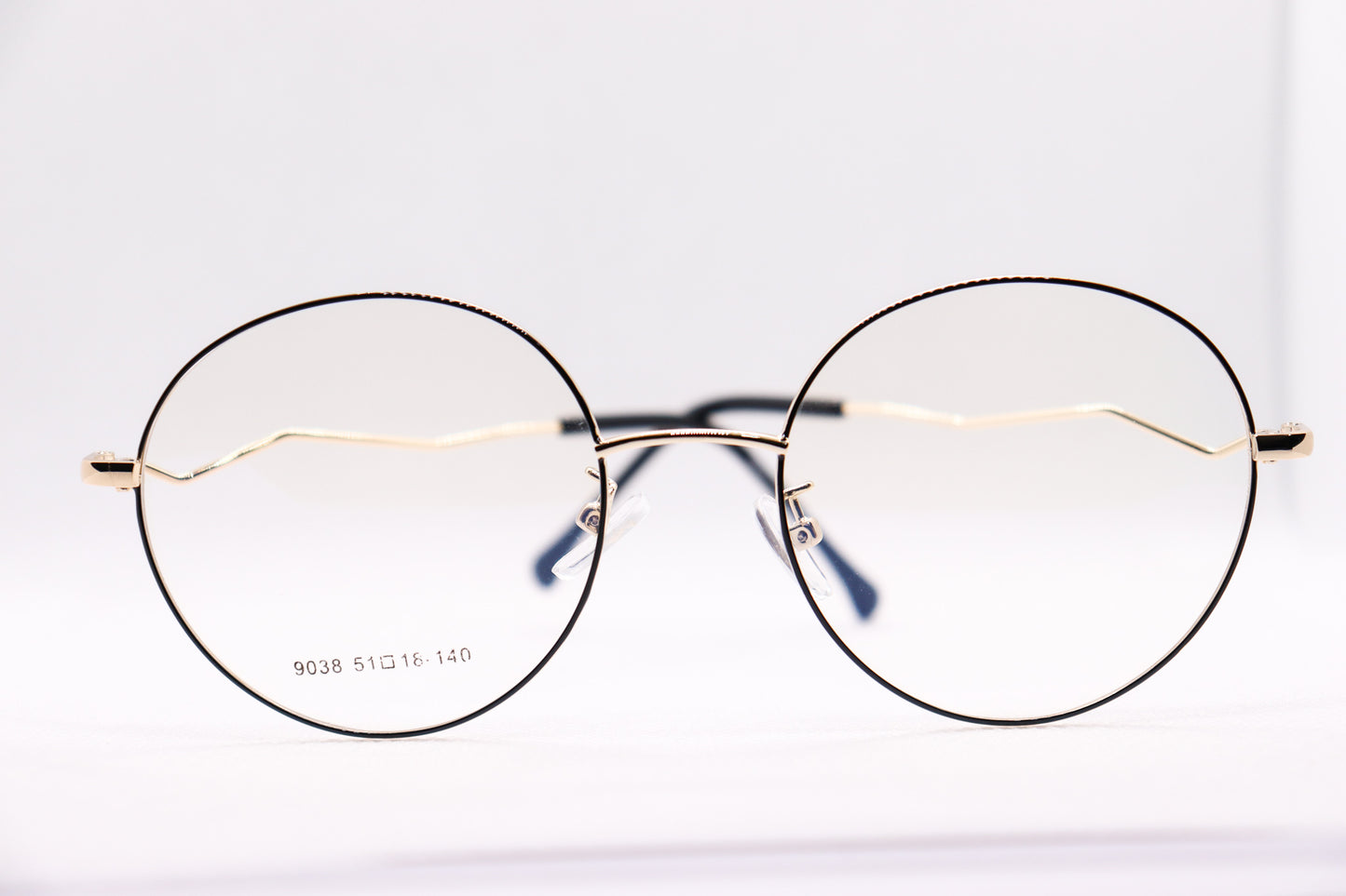 Metallic Round BlueCut Eyeglasses-1874