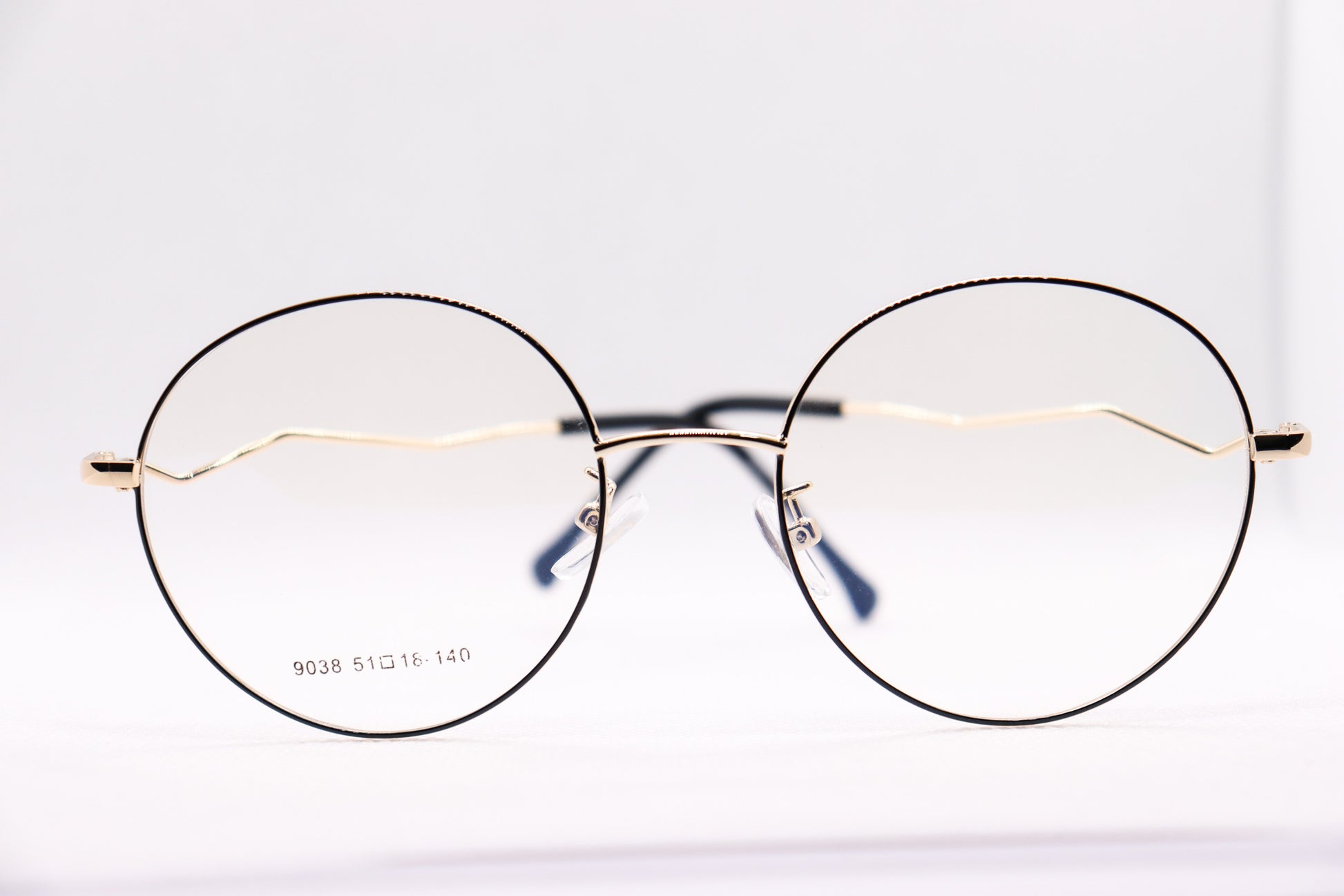 Metallic Round BlueCut Eyeglasses-1874