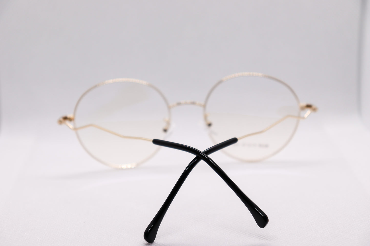 Metallic Round BlueCut Eyeglasses-1874