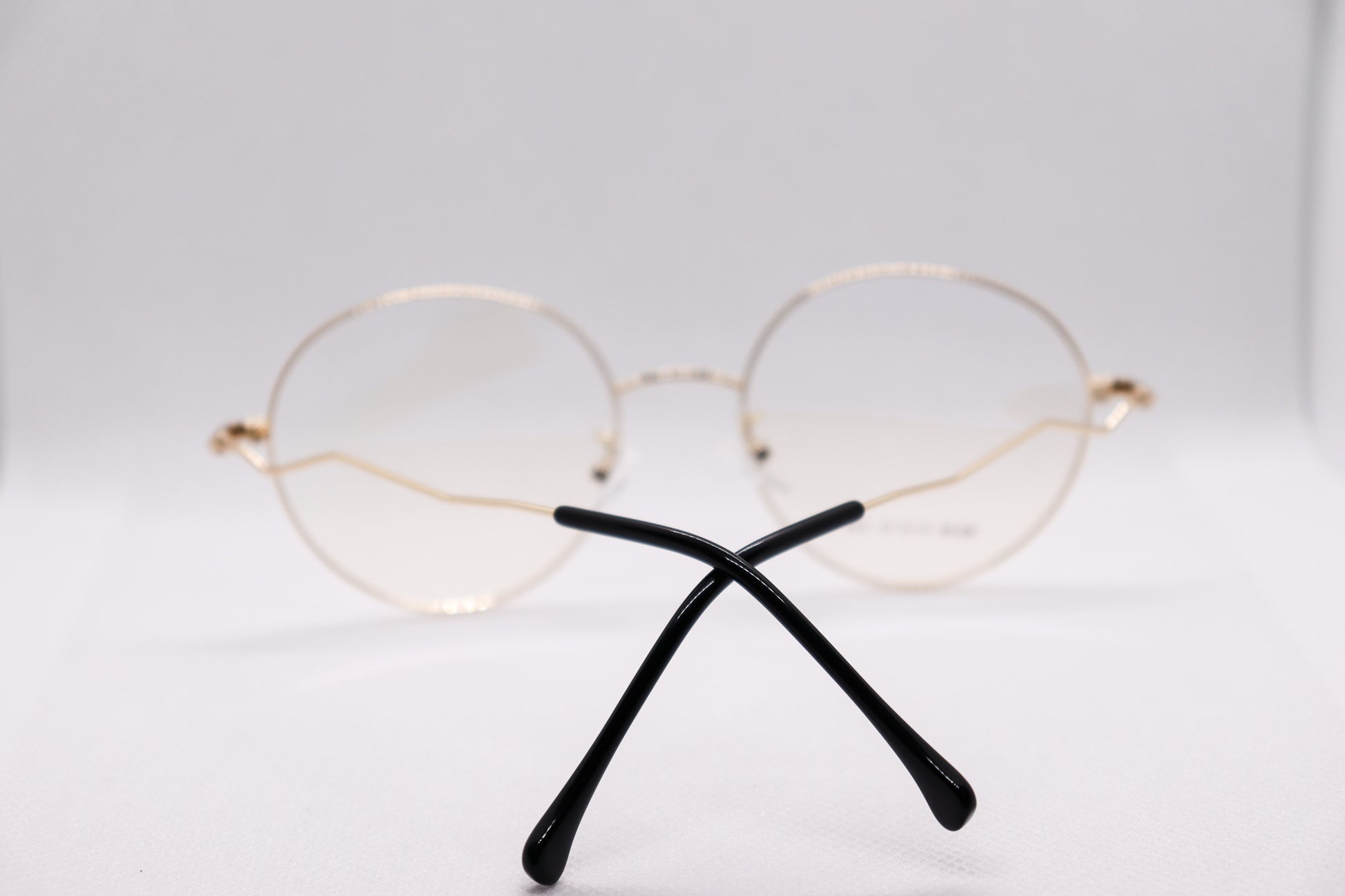 Metallic Round BlueCut Eyeglasses-1874