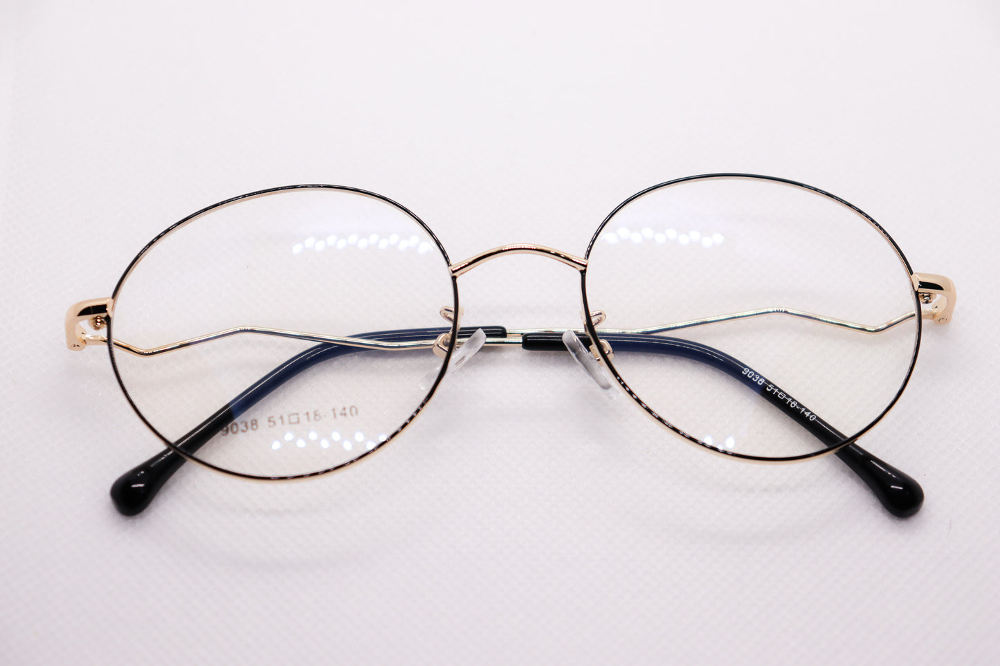 Metallic Round BlueCut Eyeglasses-1874