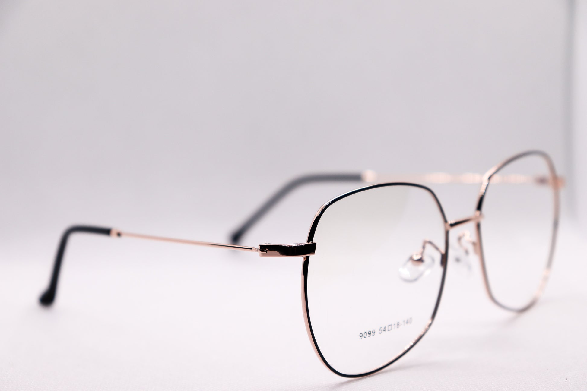 Classy Black &amp; Gold BlueCut Eyeglasses -2430