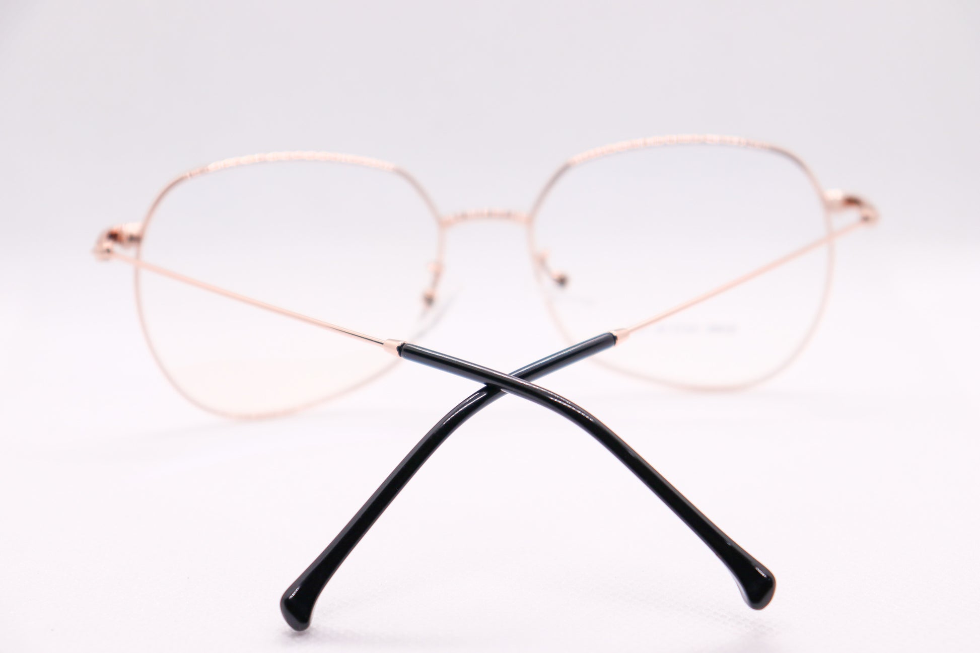Classy Black &amp; Gold BlueCut Eyeglasses -2430