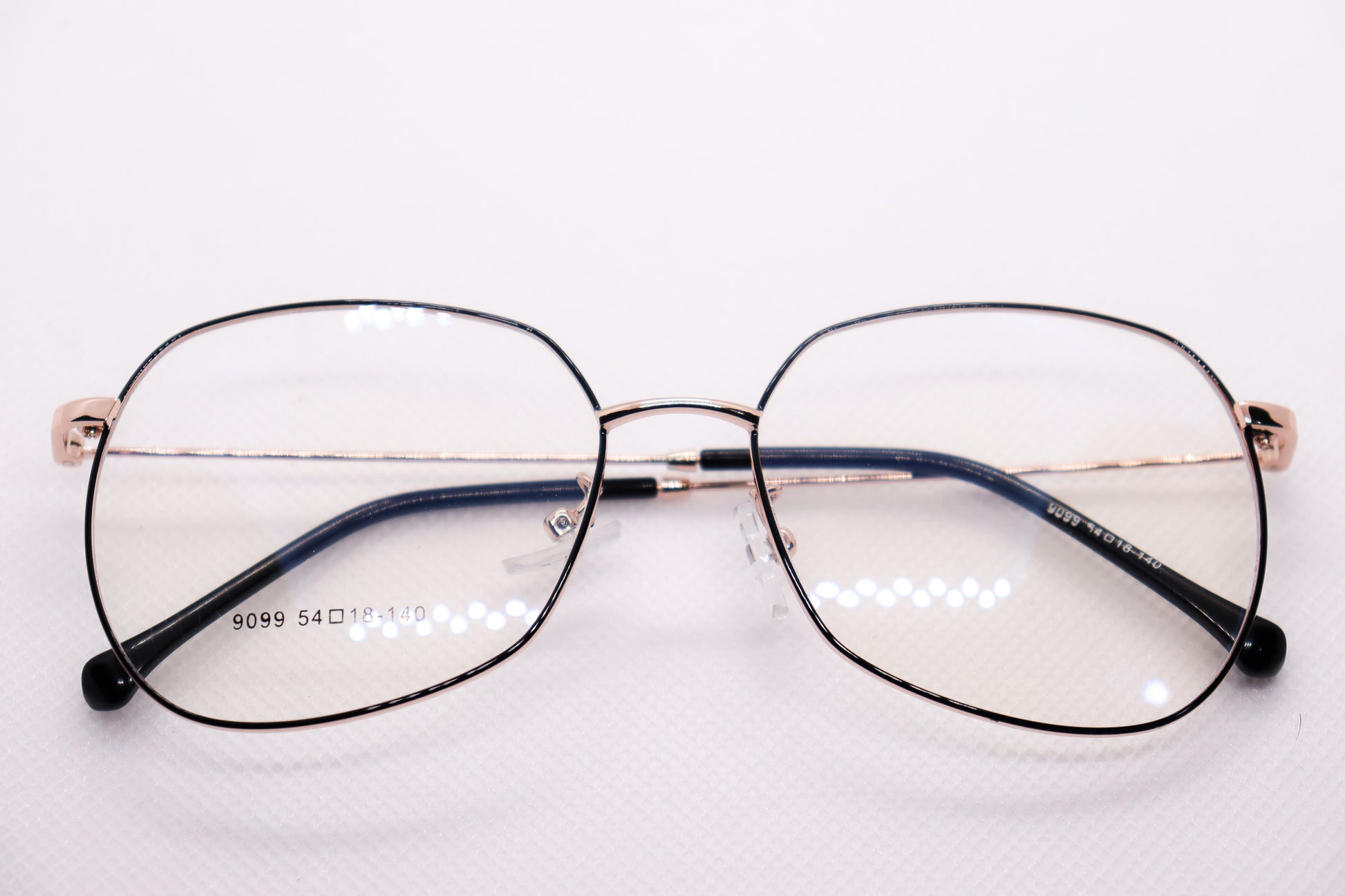Classy Black &amp; Gold BlueCut Eyeglasses -2430