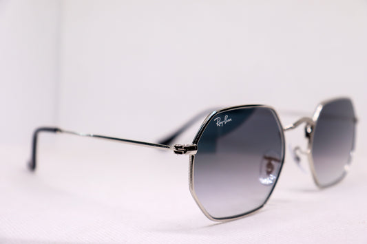 RayBan Octagonal Silver - RB3556S