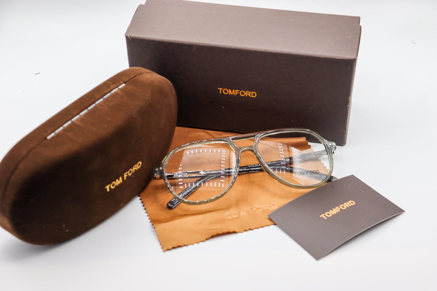 TomFord Double Bridge Aviator Green-TF16743