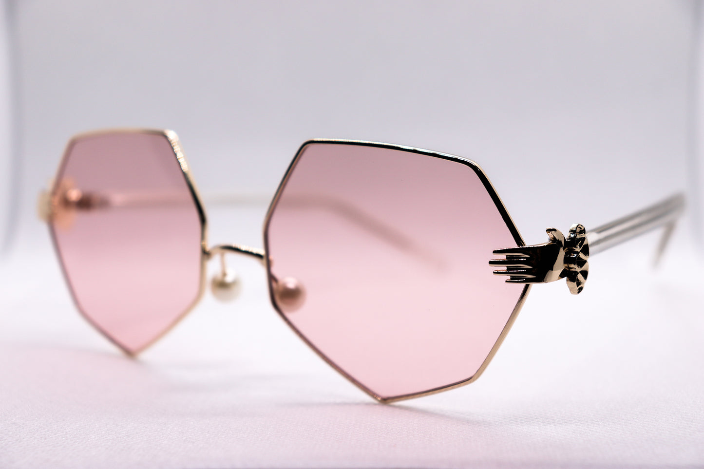 In Hands Pink Sunglasses - 1348 image 3