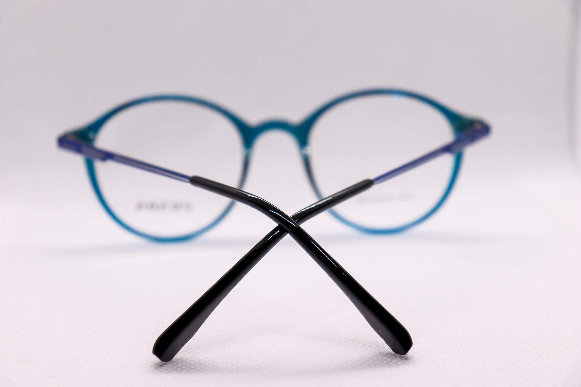Blue Round BlueCut Eyeglasses - 2842 image 4