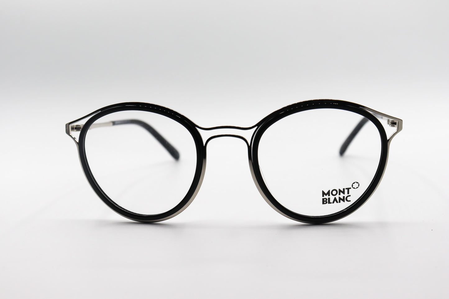 Mont Blanc Round Black & Silver B142JH image 0