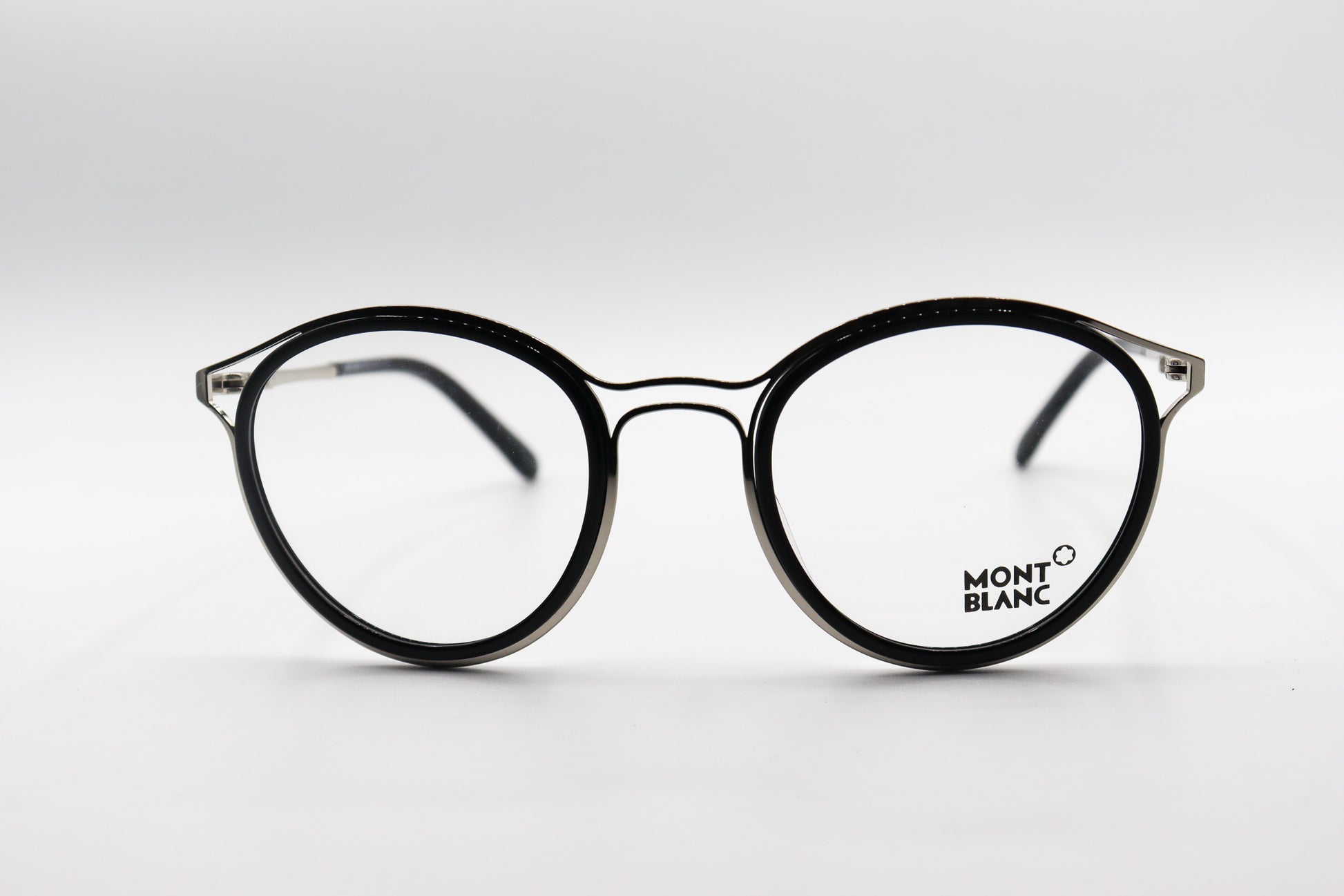Mont Blanc Round Black & Silver B142JH image 0