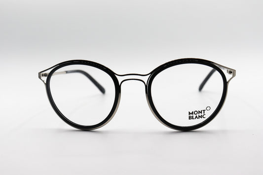 Mont Blanc Round Black & Silver B142JH image 0