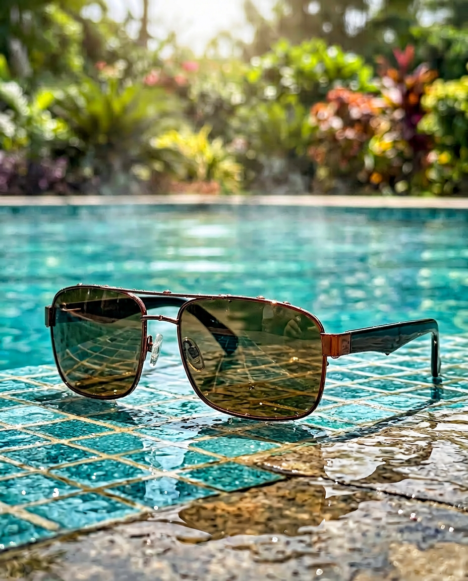 Double Bridge Bronze Aviator - OC023