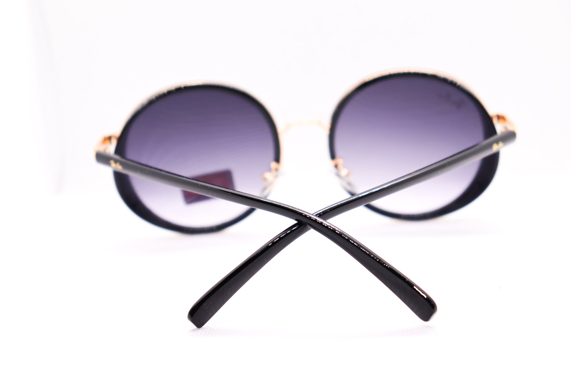 RB Round Black sunglasses - 2468 image 3
