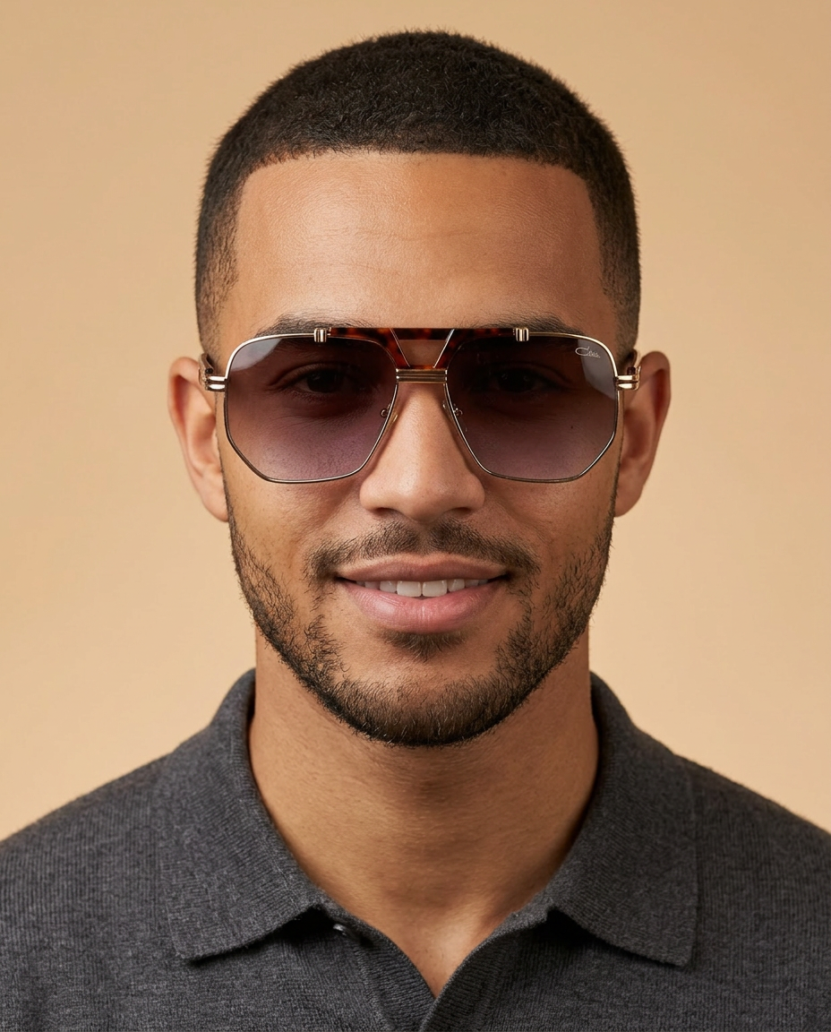 Cheetah & Gold Sunglasses - 7181