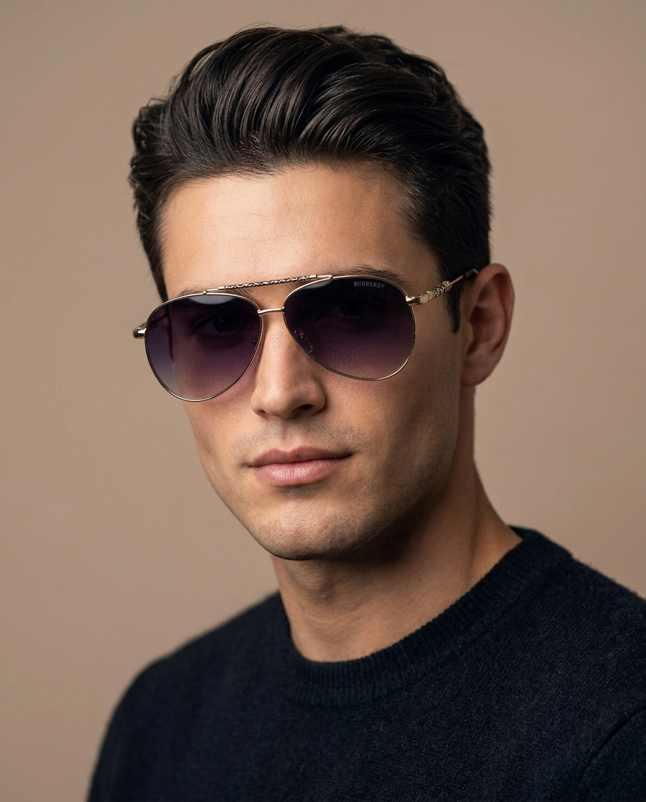 Burberry Aviator Gold - BR3314
