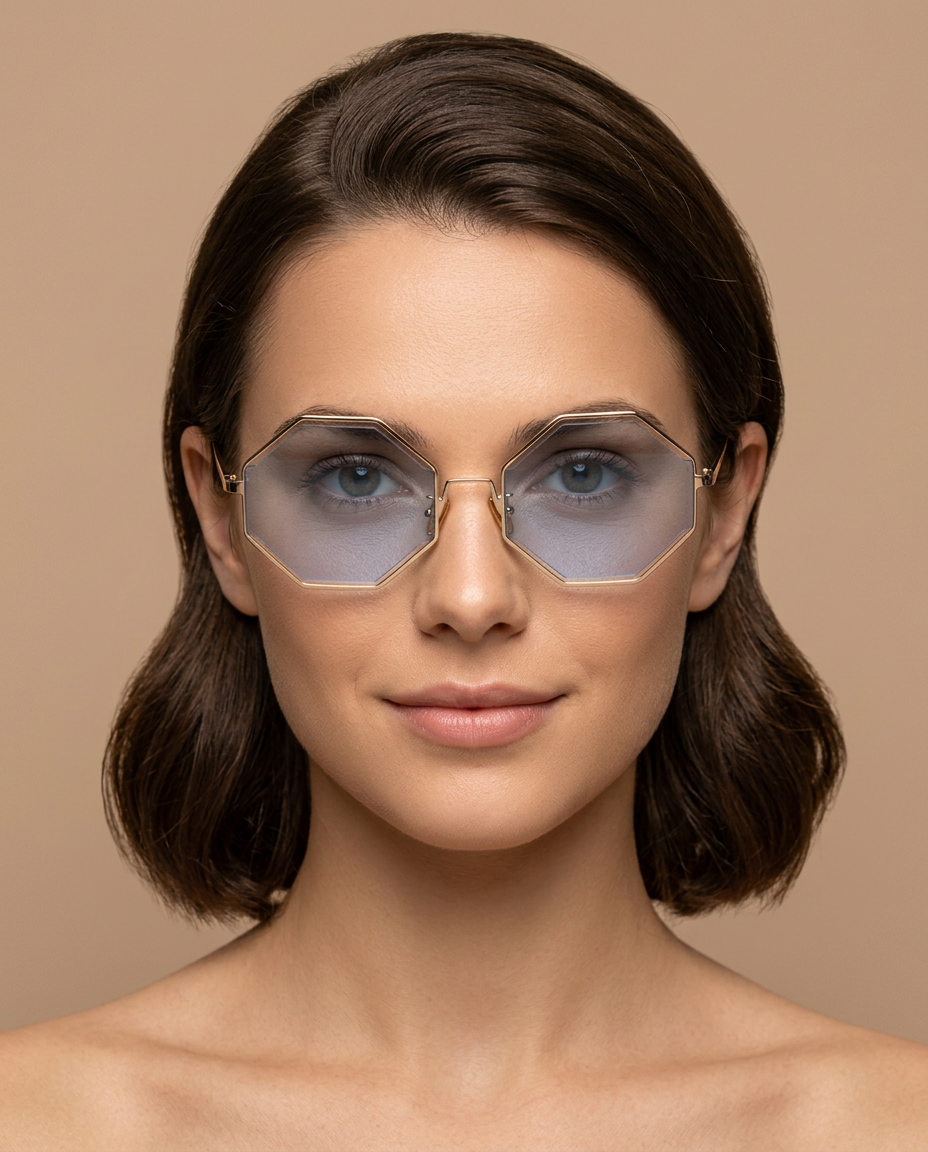 Angel Eyes Blue Sunglasses - 6820