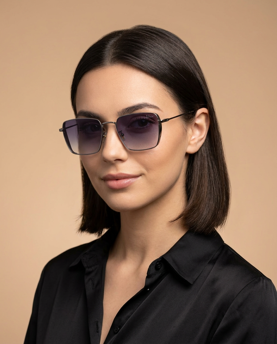 Dior Square Gun Metal-002