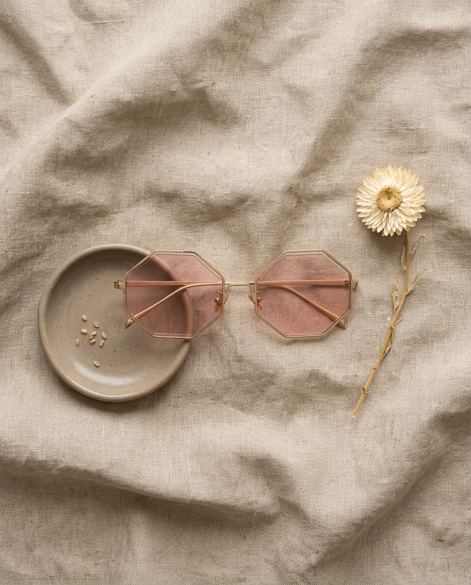 Angel Eyes Pink Sunglasses - 6820