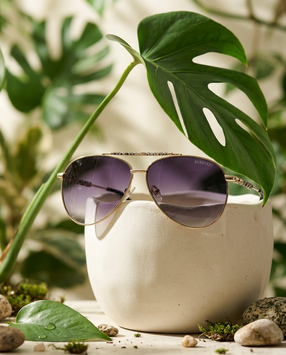 Burberry Aviator Gold - BR3314