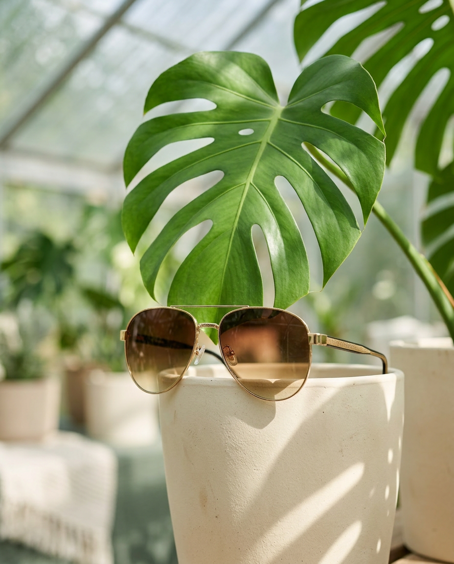 Hugo Boss Aviator Double Bridge Brown - HB1046