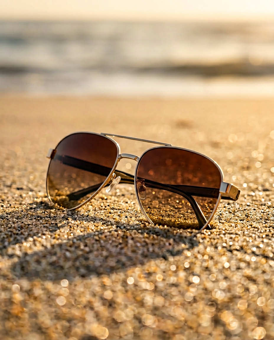 Hugo Boss Aviator Double Bridge Brown - HB1046