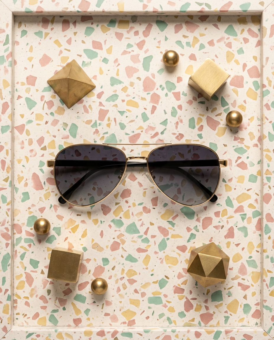 Hugo Boss Aviator Double Bridge Black & Gold – HB1046S