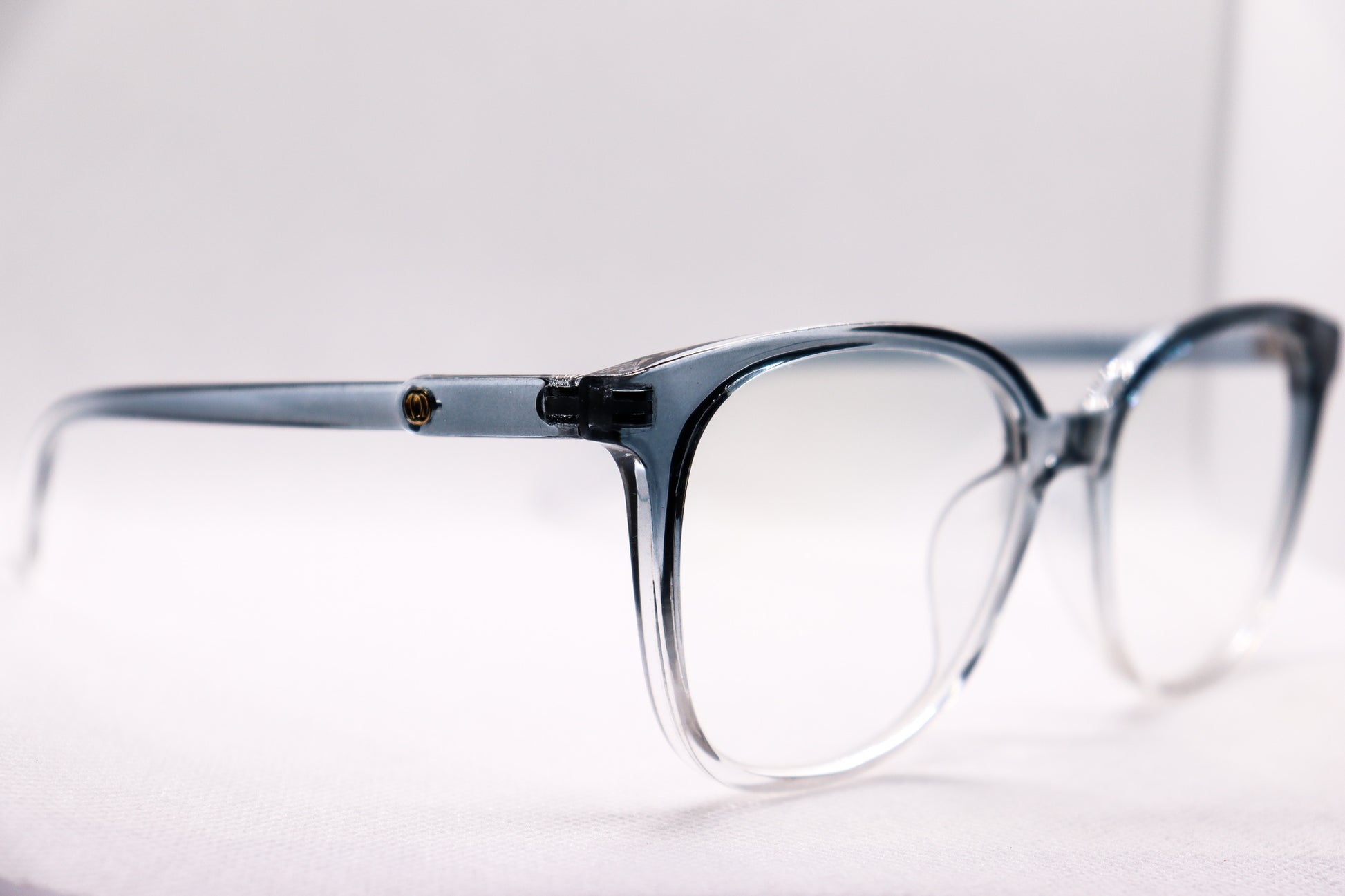 Oversized Gradient Grey Eyeglasses - 6466 image 2