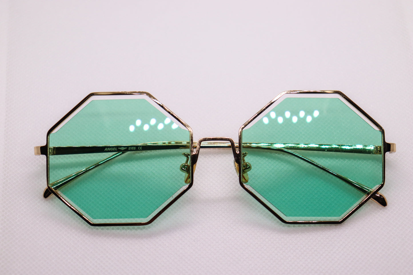 Angel Eyes Green Sunglasses - 6820 image 3
