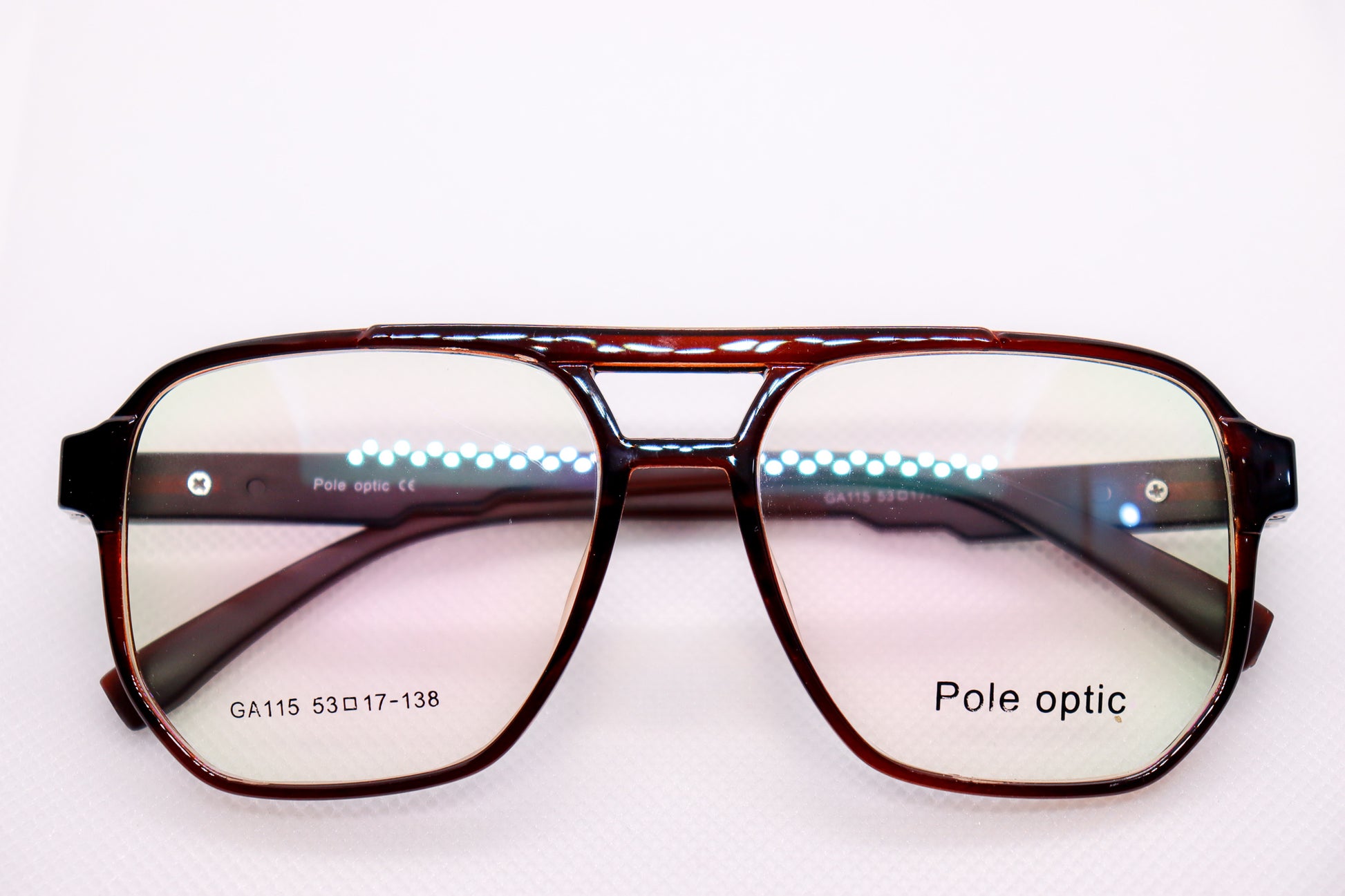 Professor Brown Eyeglasses - 9151 image 5
