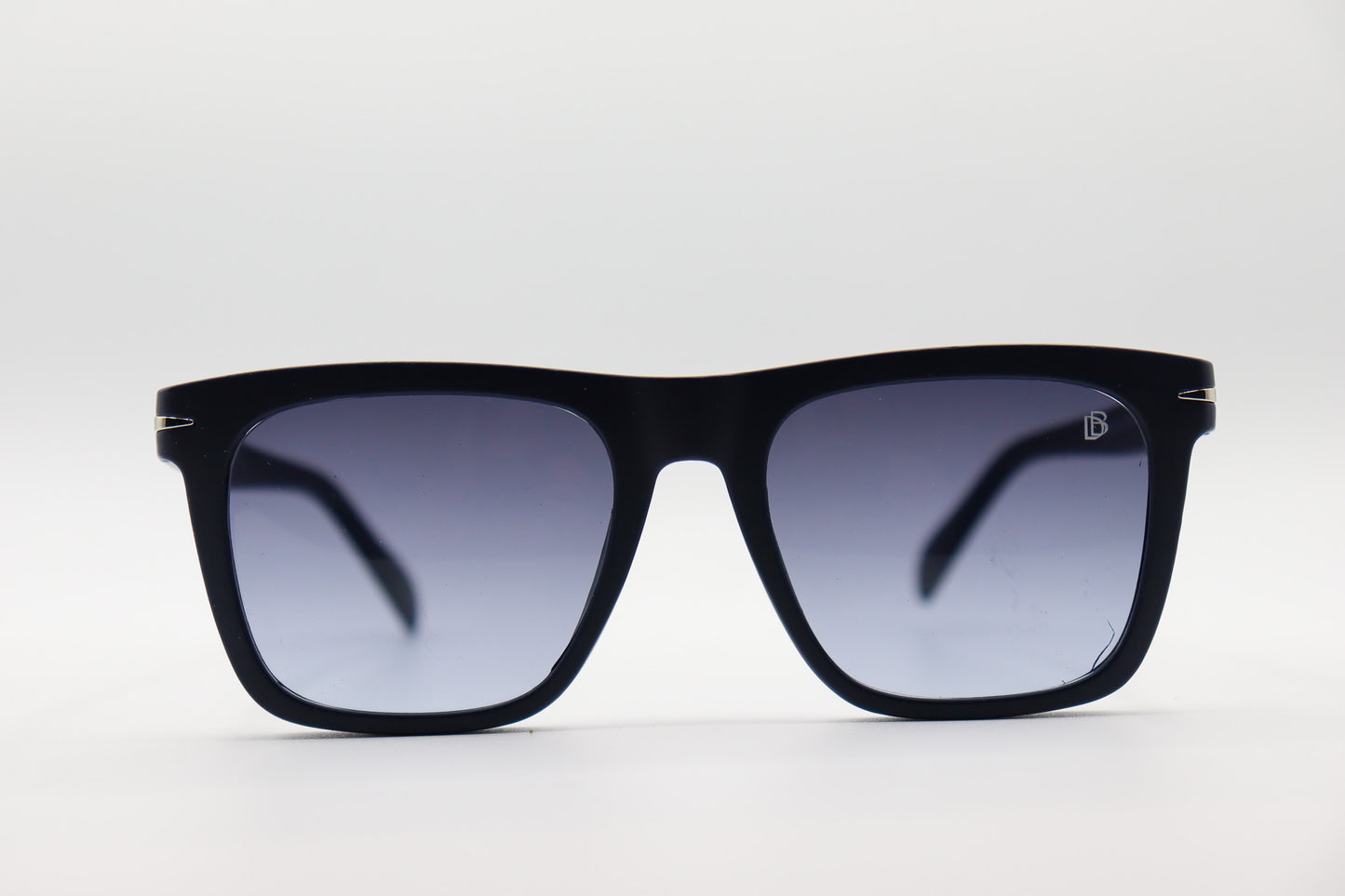 David Beckham Matte Blue Square Sunglasses- DB1887 image 0