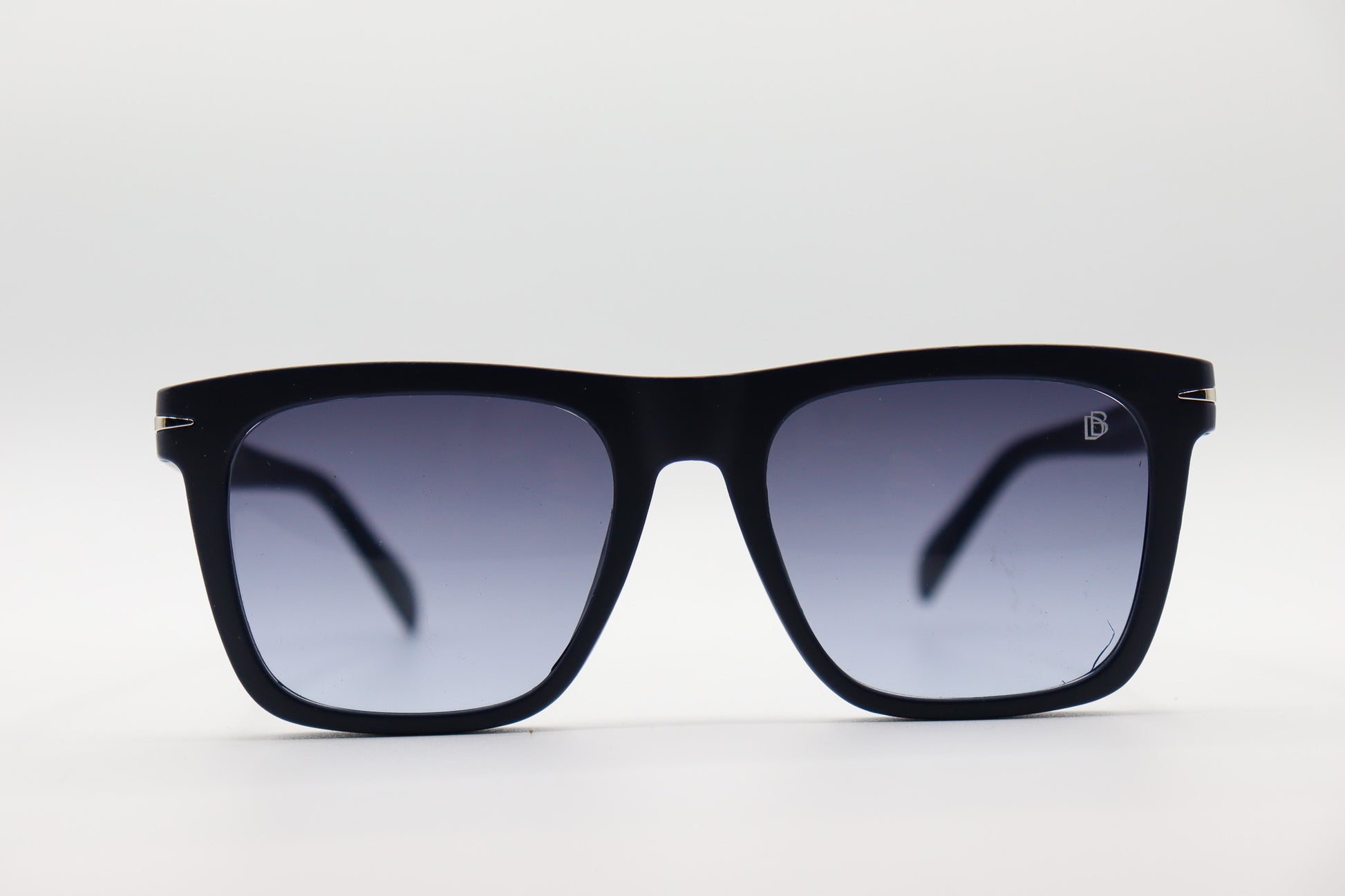 David Beckham Matte Blue Square Sunglasses- DB1887 image 0