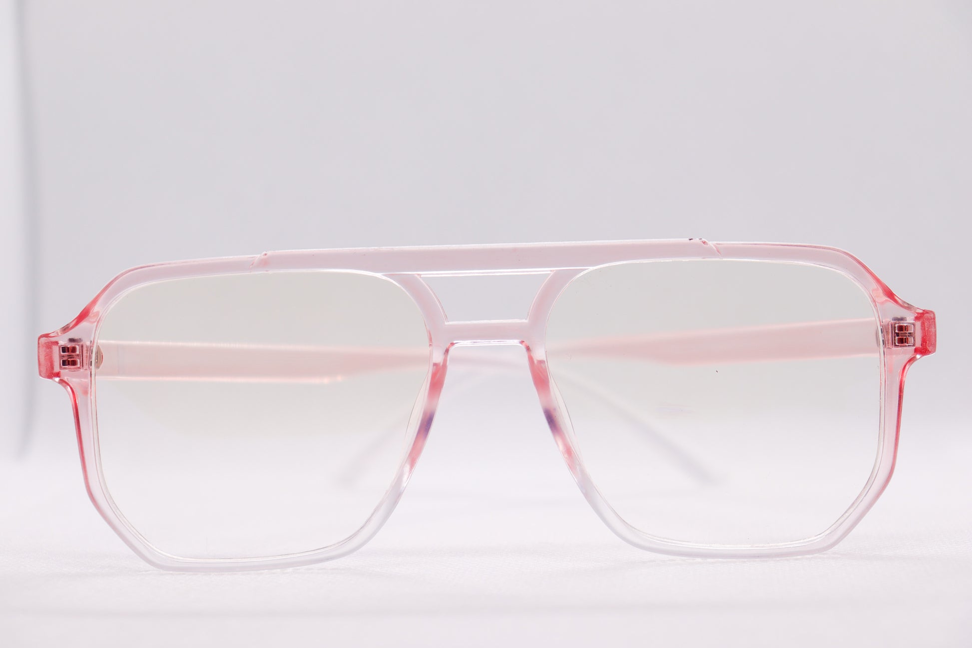 Double Bridged Gradient Pink - Eyeglasses - 6863 image 3