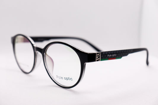Round Black Eyeglasses - 6732 image 1