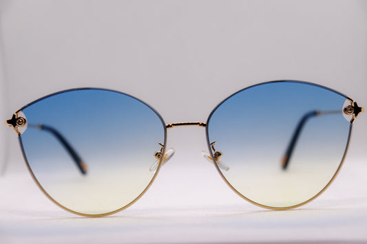 Winged Gradient Blue Sunglasses - 7331 image 0