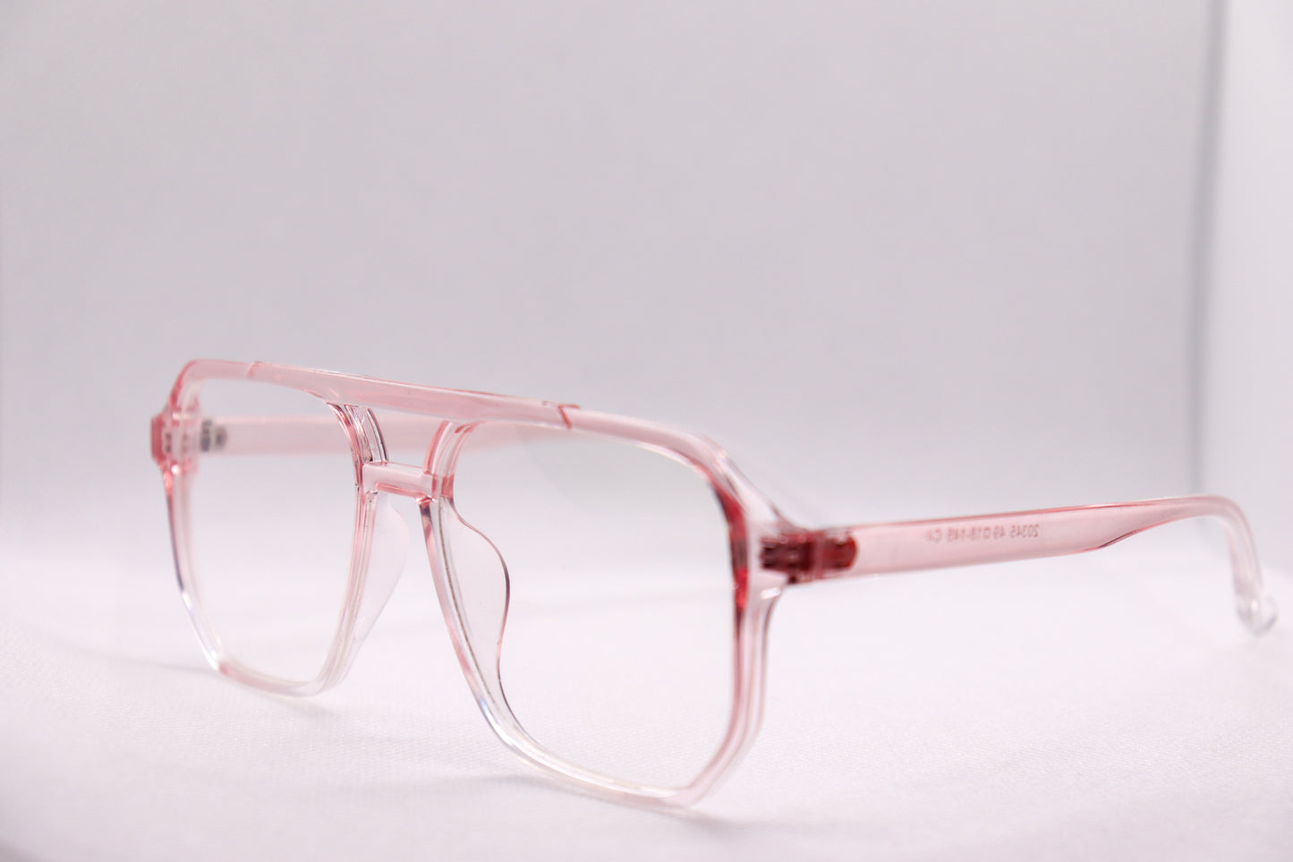 Double Bridged Gradient Pink - Eyeglasses - 6863 image 1
