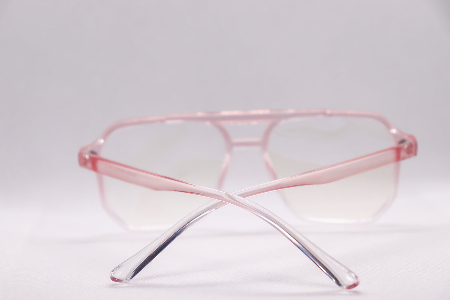 Double Bridged Gradient Pink - Eyeglasses - 6863 image 4